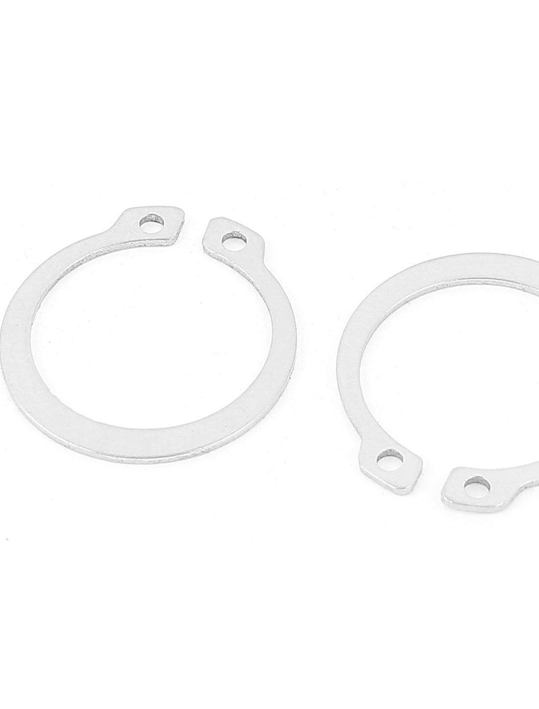 uxcell Uxcell 10pcs 304 Stainless Steel External Circlip Retaining Shaft Snap Rings 25mm