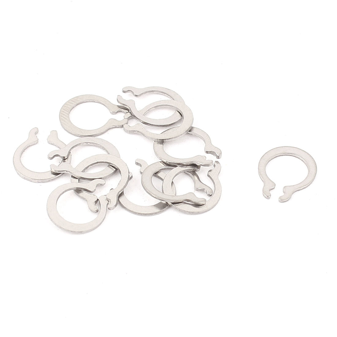 uxcell Uxcell 10pcs Plane Retaining Ring C-Clip for 7mm Rimfire Motor Shafts