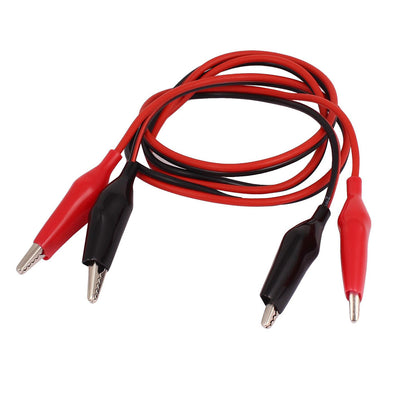 uxcell Uxcell 2pcs 97cm Double-ended Crocodile Clips Cable Alligator Jumper Wire Test Work