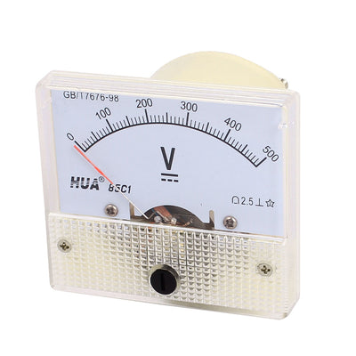 Harfington Uxcell AC 0-500V Class 2.5 Analog Panel Voltmeter Voltage Meter Measuring Gauge