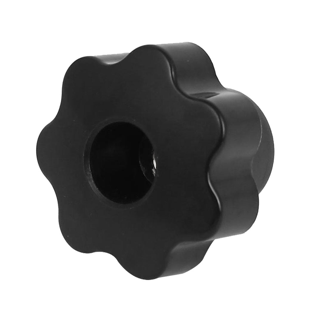uxcell Uxcell M6 6mm Female Thread Plastic Head Screw On Clamping Nuts Knob Black
