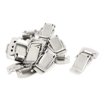 Harfington Uxcell 8 Pcs Silver Tone Toggle Latch Catch Set for Case Boxes Trunk Tool Box Suitcase