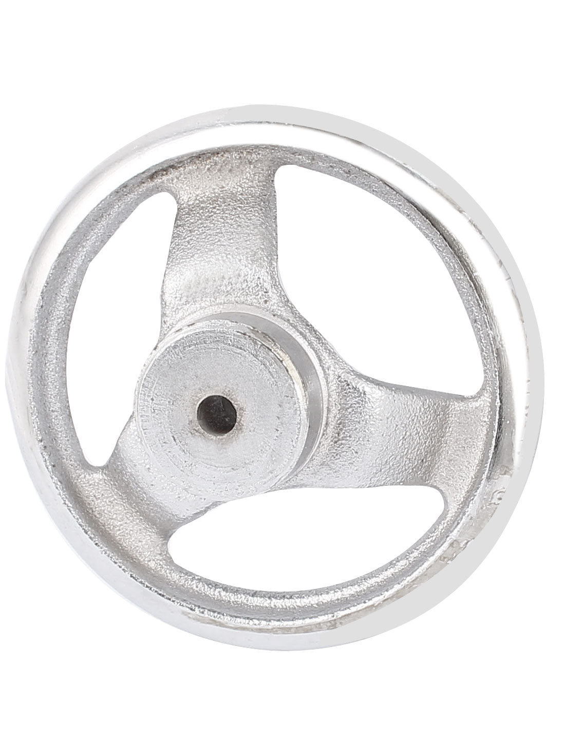 uxcell Uxcell 4" Dia Three Spoke Round Iron Hand Wheel Handwheel for Milling Machine Lathe