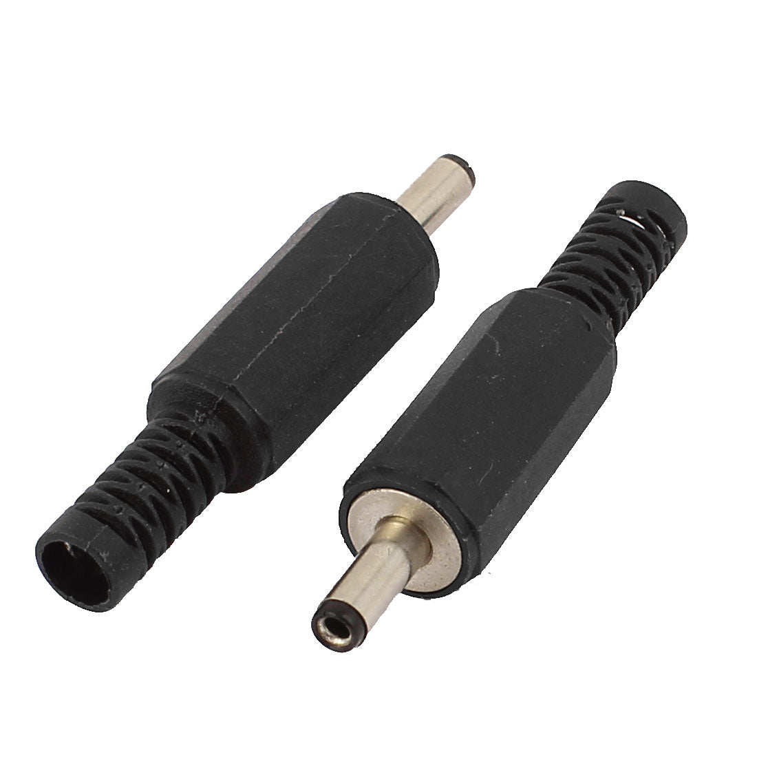 uxcell Uxcell 2 Pcs 3.5mm x 1.3mm DC Power Male Jack Connector for CCTV Camera