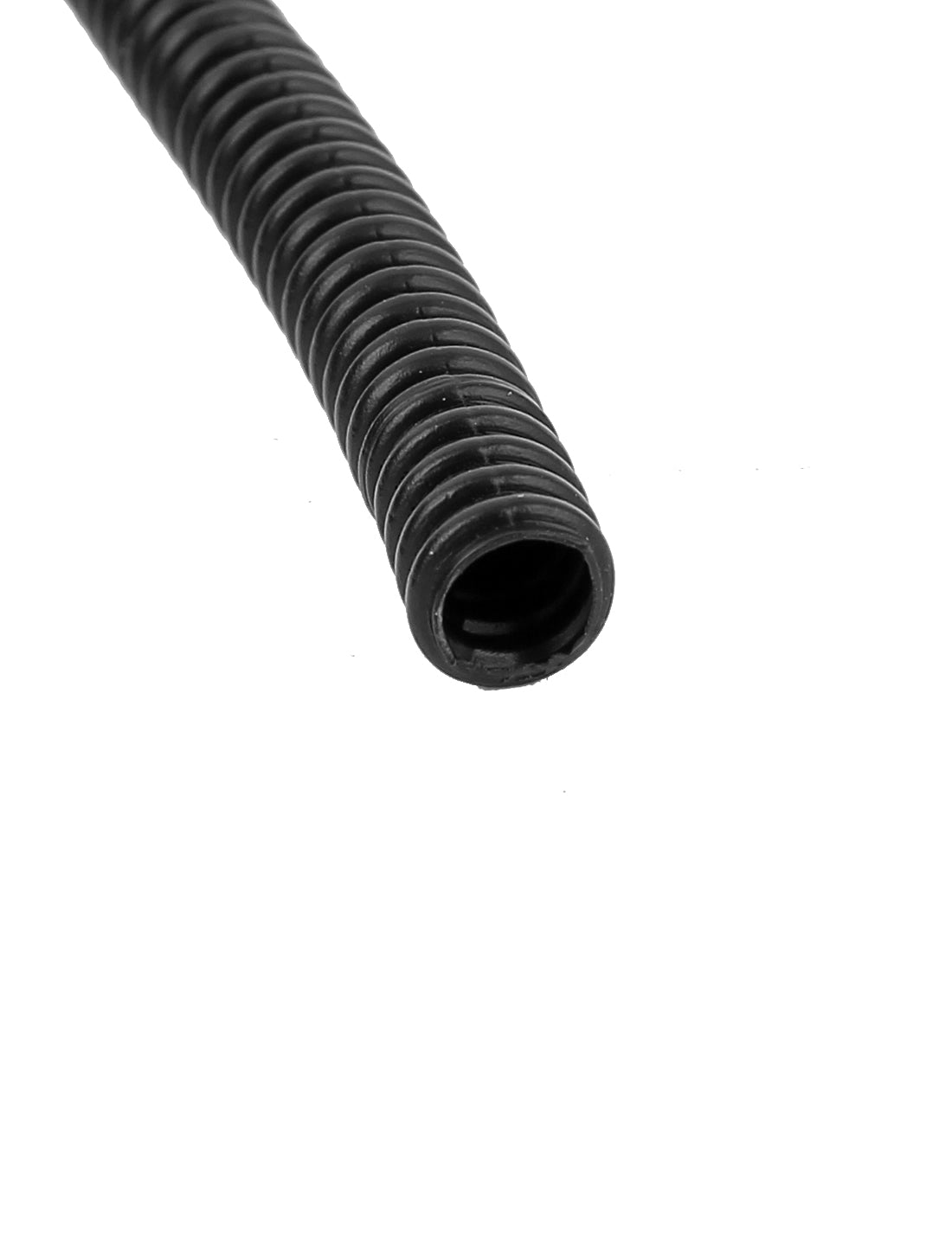 uxcell Uxcell 16 M 5 x 7 mm Plastic Flexible Corrugated Conduit Tube for Garden,Office Black