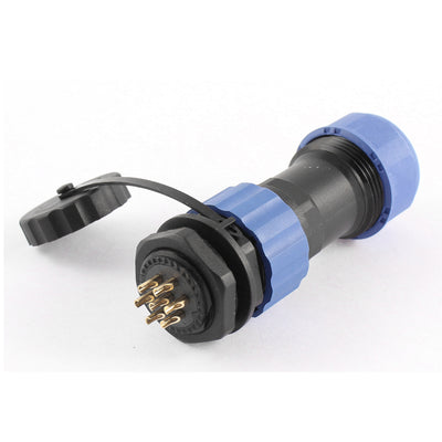 Harfington Uxcell SD20 20mm 7Pin 7P Waterproof Aviation Cable Connector Socket IP68