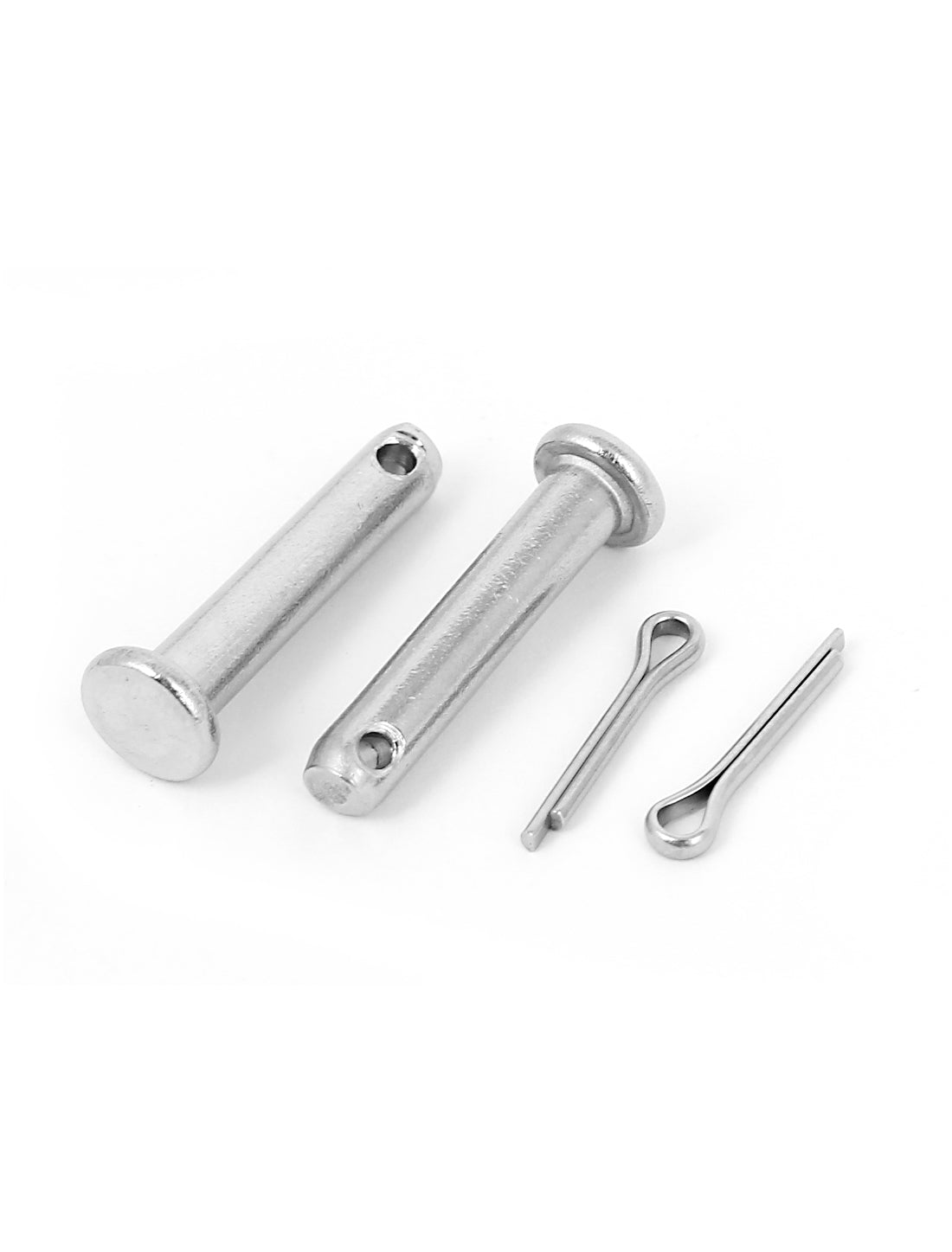 uxcell Uxcell M5 x 25mm Flat Head 304 Stainless Steel Round Clevis Pins Fastener 8Sets