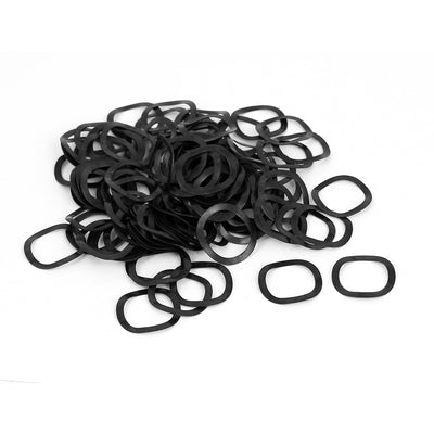 Harfington Uxcell 100pcs Black Metal Wavy Wave Crinkle Spring Washers M16 16mm x 21mm x 0.3mm