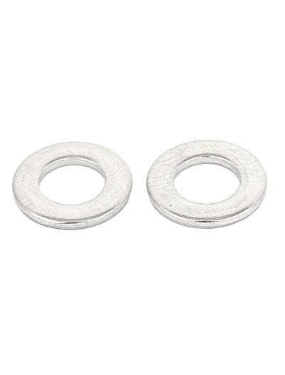 Harfington Uxcell 100Pcs M5x10mmx1mm Stainless Steel Metric Round Flat Washer for Bolt Screw
