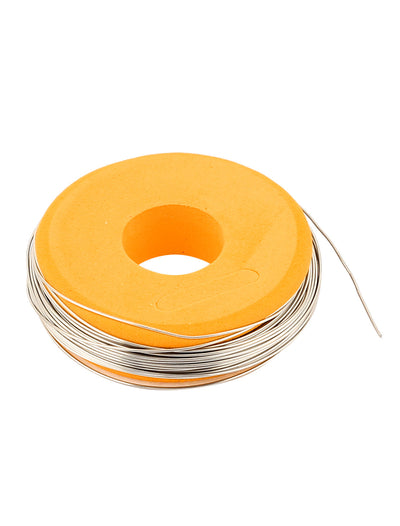 Harfington Uxcell Nichrome 80 Round Wire 0.5mm 24 Gauge AWG 25ft Roll 1.75 Ohms/ft Heater