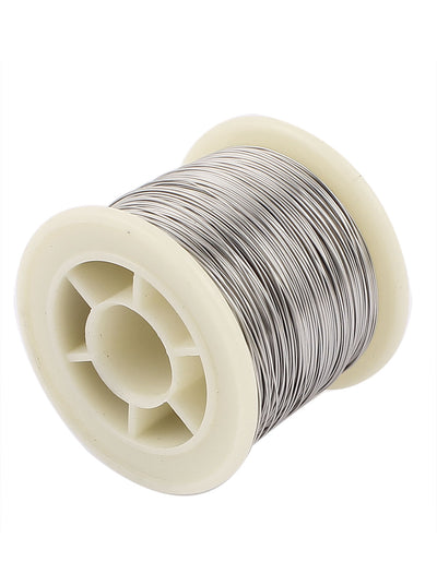Harfington Uxcell Nichrome 80 0.4mm 26 Gauge AWG 100M Roll 8.992 Ohms/m Heater Wire