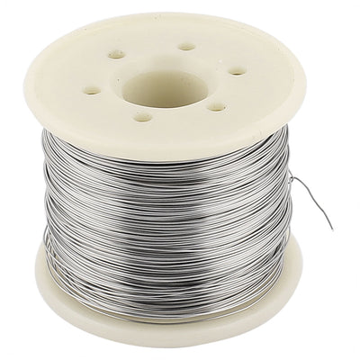 Harfington Uxcell Nichrome 80 0.4mm 26 Gauge AWG 100M Roll 8.992 Ohms/m Heater Wire