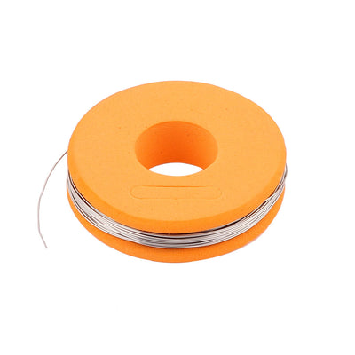 Harfington Uxcell Nichrome 80 Round 0.35mm 27 Gauge AWG 25ft Roll 3.58 Ohms/ft Heater Wire