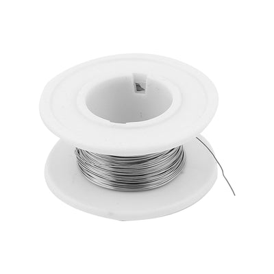 Harfington Uxcell Nichrome 80 0.25mm 30 Gauge AWG 65ft Roll 6.97 Ohms/ft Heater Wire