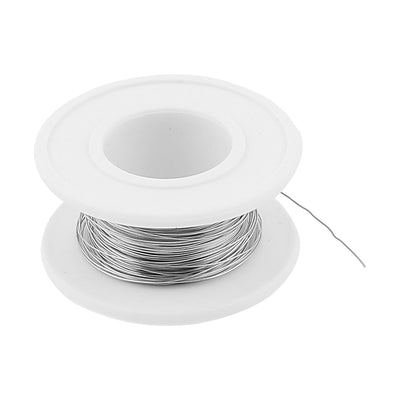 Harfington Uxcell Nichrome 80 0.25mm 30 Gauge AWG 25M Roll 22.86 Ohms/m Heater Wire
