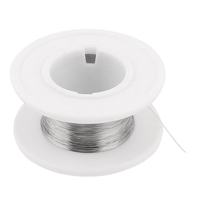 Harfington Uxcell Nichrome 80 0.1mm 38 Gauge AWG 100M Roll 43.87 Ohms/ft Heater Wire