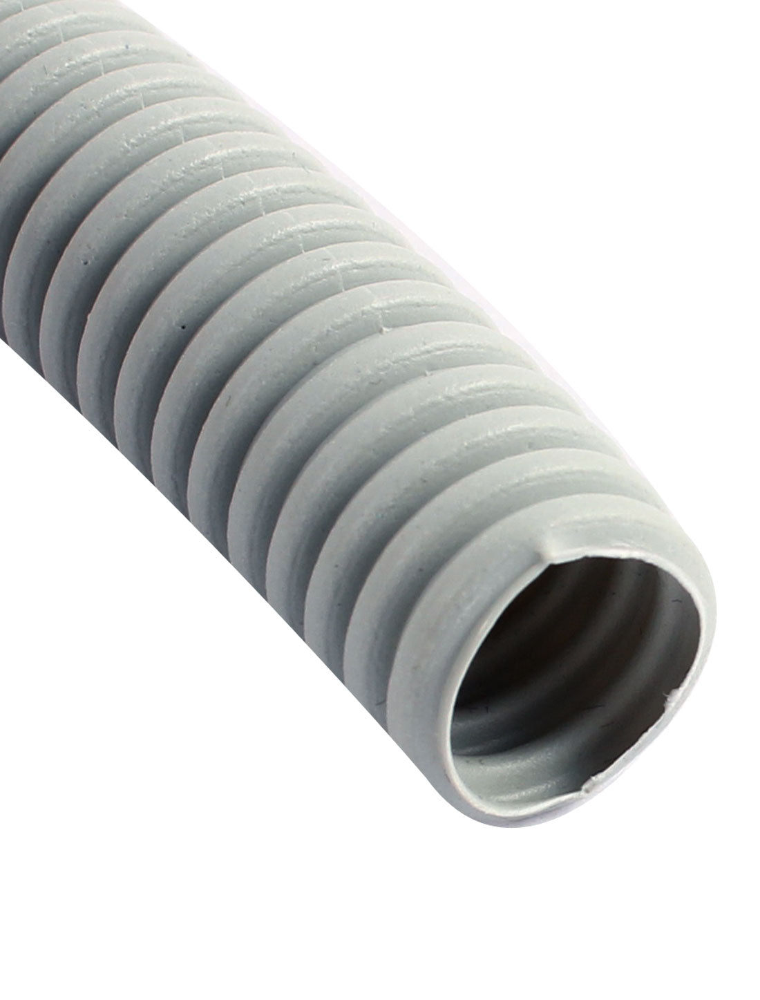 uxcell Uxcell 5 M 12 x 16 mm Plastic Flexible Corrugated Conduit Tube for Garden,Office Gray