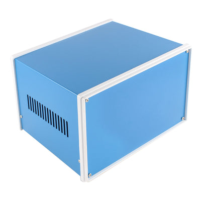 Harfington Uxcell Metal Blue Electronic Project Junction Box Enclosure Case DIY 200 x 180 x 135mm