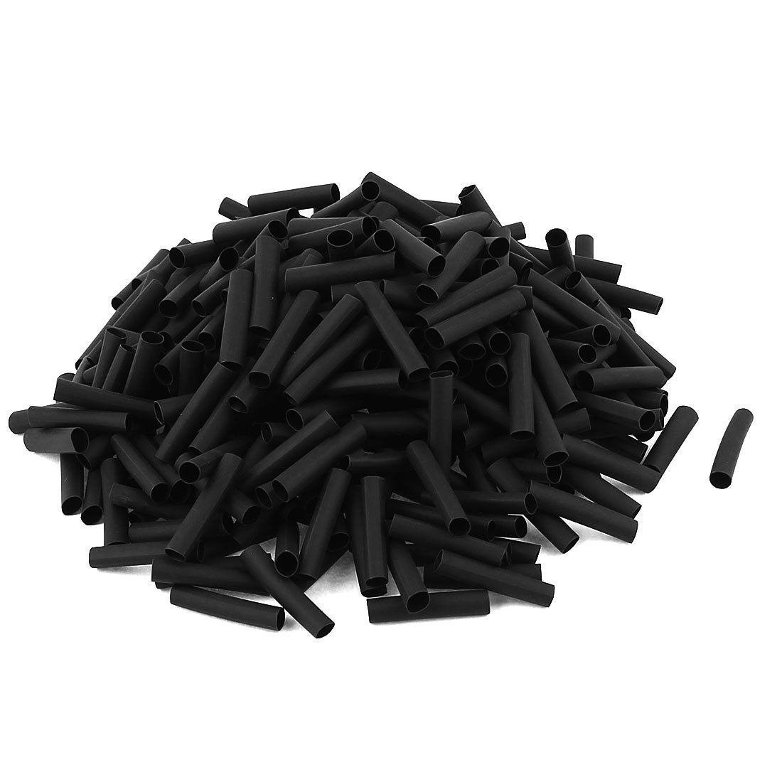 uxcell Uxcell 360pcs 5mm Dia 30mm Long Polyolefin Heat Shrink Tubing Wire Wrap Sleeve Black