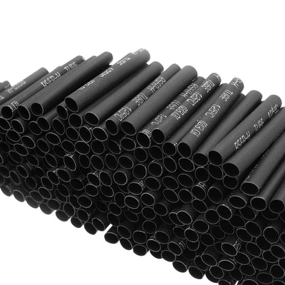 Harfington Uxcell 240pcs 3mm Dia 30mm Long Polyolefin Heat Shrink Tubing Wire Wrap Sleeve Black