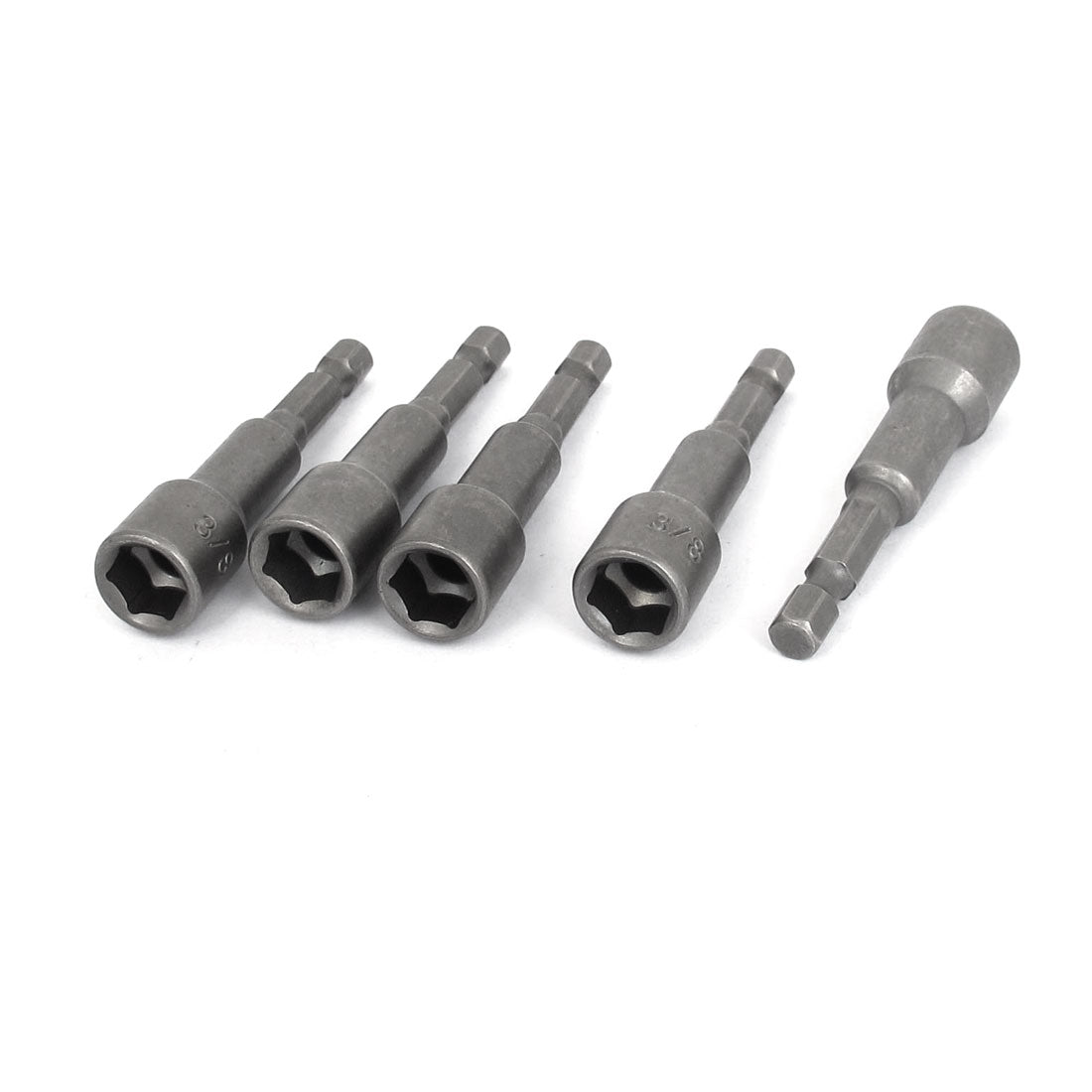 Uxcell 1/4-inch Shank 3/8 Inch Hex Socket Nut Setter Driver Bit Adapter ...