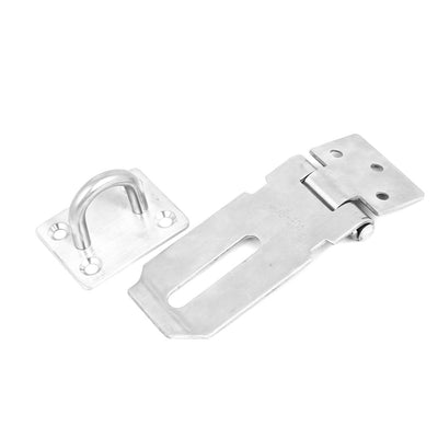 Harfington Uxcell Home 304 Stainless Steel Hasp Staple Safety Door Bolt Latches for Padlock