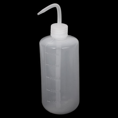 Harfington Uxcell Lab Right Angle Bent Tip Plastic Liquid Storage Squeeze Bottle Dispenser 500mL