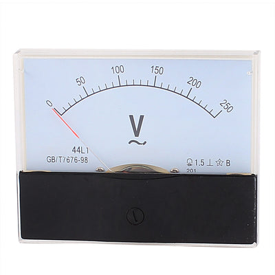 Harfington Uxcell AC 0-250V Analog Panel Voltmeter Voltage Meter Measuring Gauge Class 1.5