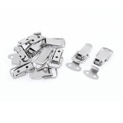 Harfington Uxcell 9pcs 4.5cm 1.8" Spring Loaded Metal Pull Handle Door Toggle Latch Catch Clamp for Toolbox Chest Case
