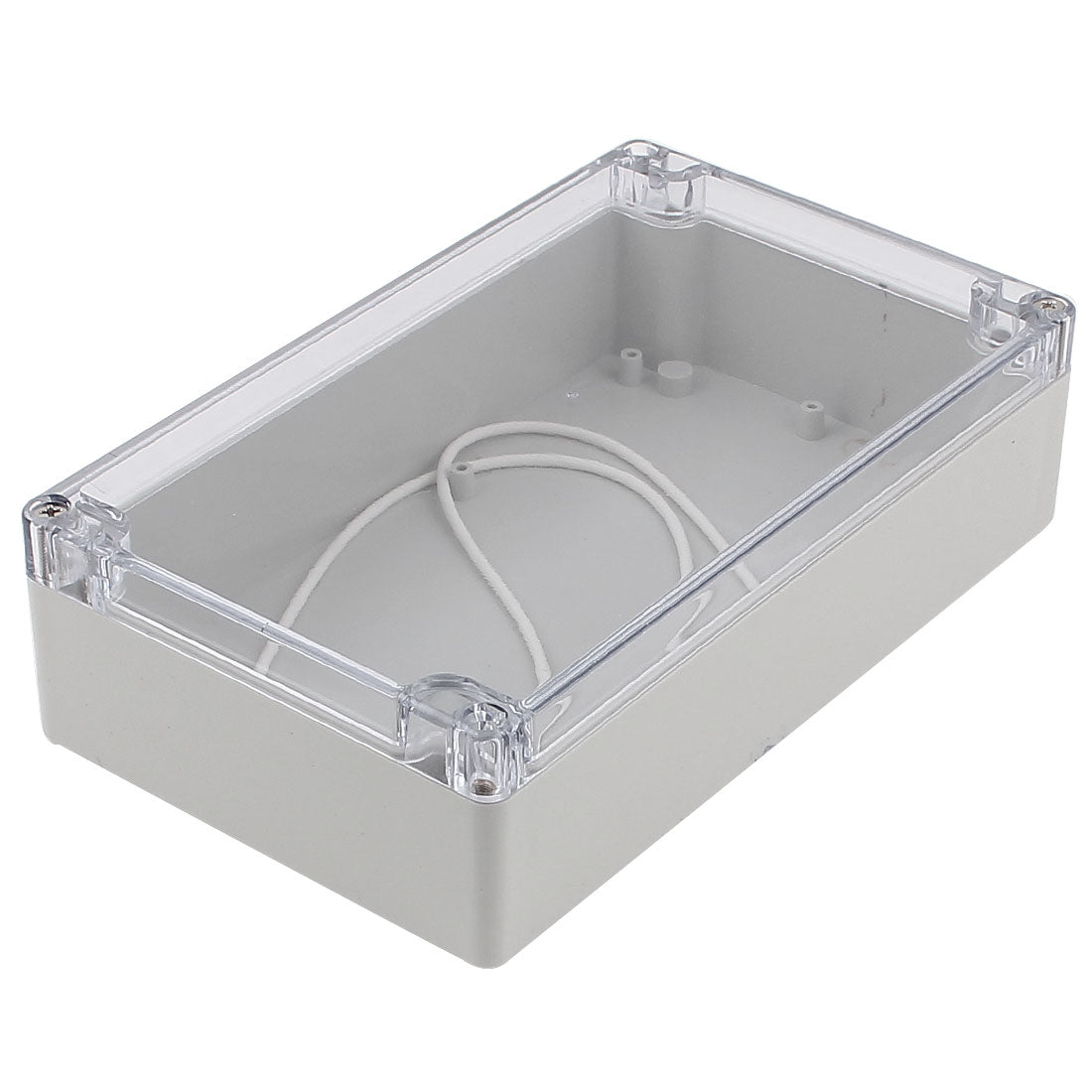 uxcell Uxcell Dustproof IP65 Joint Outdoor Electrical Junction Box 200x120x57mm Gray
