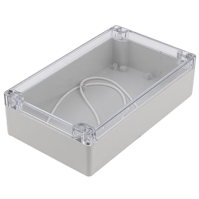 Harfington Uxcell Dustproof IP65 Joint Outdoor Electrical Junction Box 200x120x57mm Gray