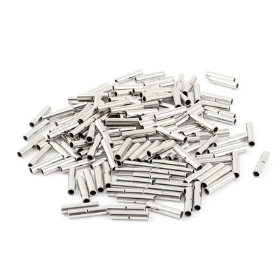 Harfington Uxcell 150Pcs BN1 Uninsulated Connectors Terminal for 22-16 A.W.G Wire