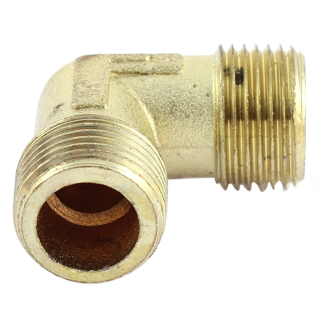 uxcell Uxcell Air Compressor 3/8 BSP M/M Thread 90 Degree Joint Connector for Water Fuel Pipe