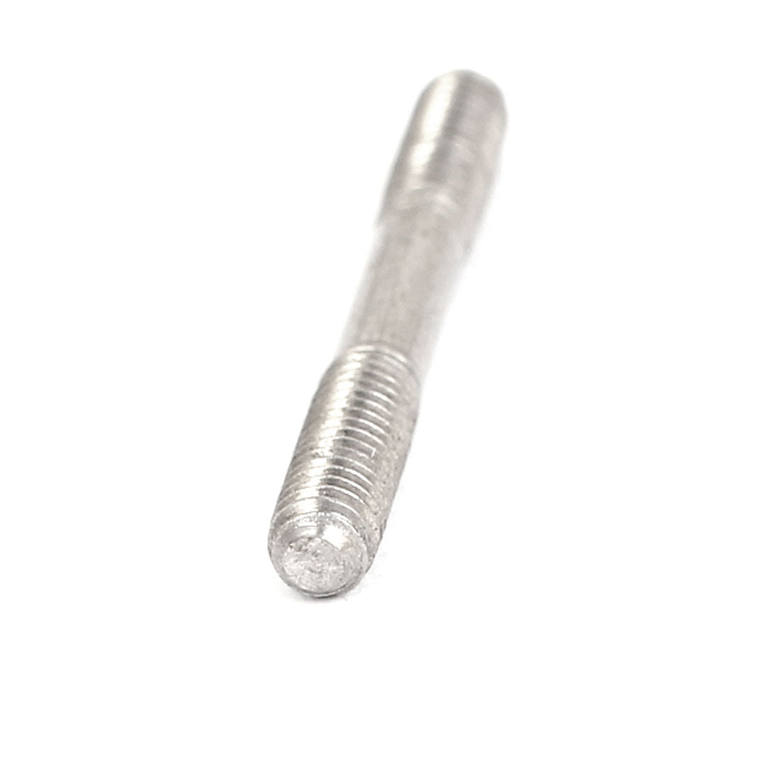 uxcell Uxcell M4x35mm Stainless Steel Double End Threaded Stud Screw Bolt Silver Tone 5Pcs