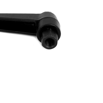 Harfington Uxcell M5 Dia Female Thread 50mm Lever Length Metal Adjustable Clamp Handle 5Pcs