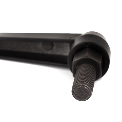 Harfington Uxcell Machinery M10x25mm Male Thread Adjustable Clamping Handle Knob Black 3pcs