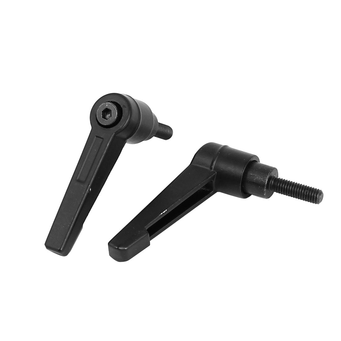 uxcell Uxcell M5 x 16mm Male Thread Lathe Machine Metal Adjustable Handle Lever Grip 2pcs