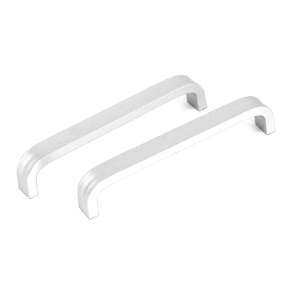Harfington Uxcell Cupboard Drawer Door 10cm Length Alloy Pull Handle Silver Tone 2 Pcs