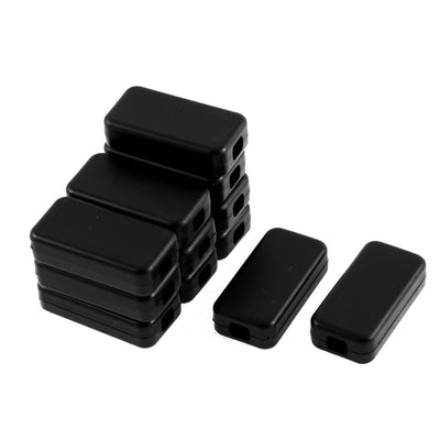 uxcell Uxcell Plastic Junction Box Case Black 40 x 20 x 10.5mm 12Pcs