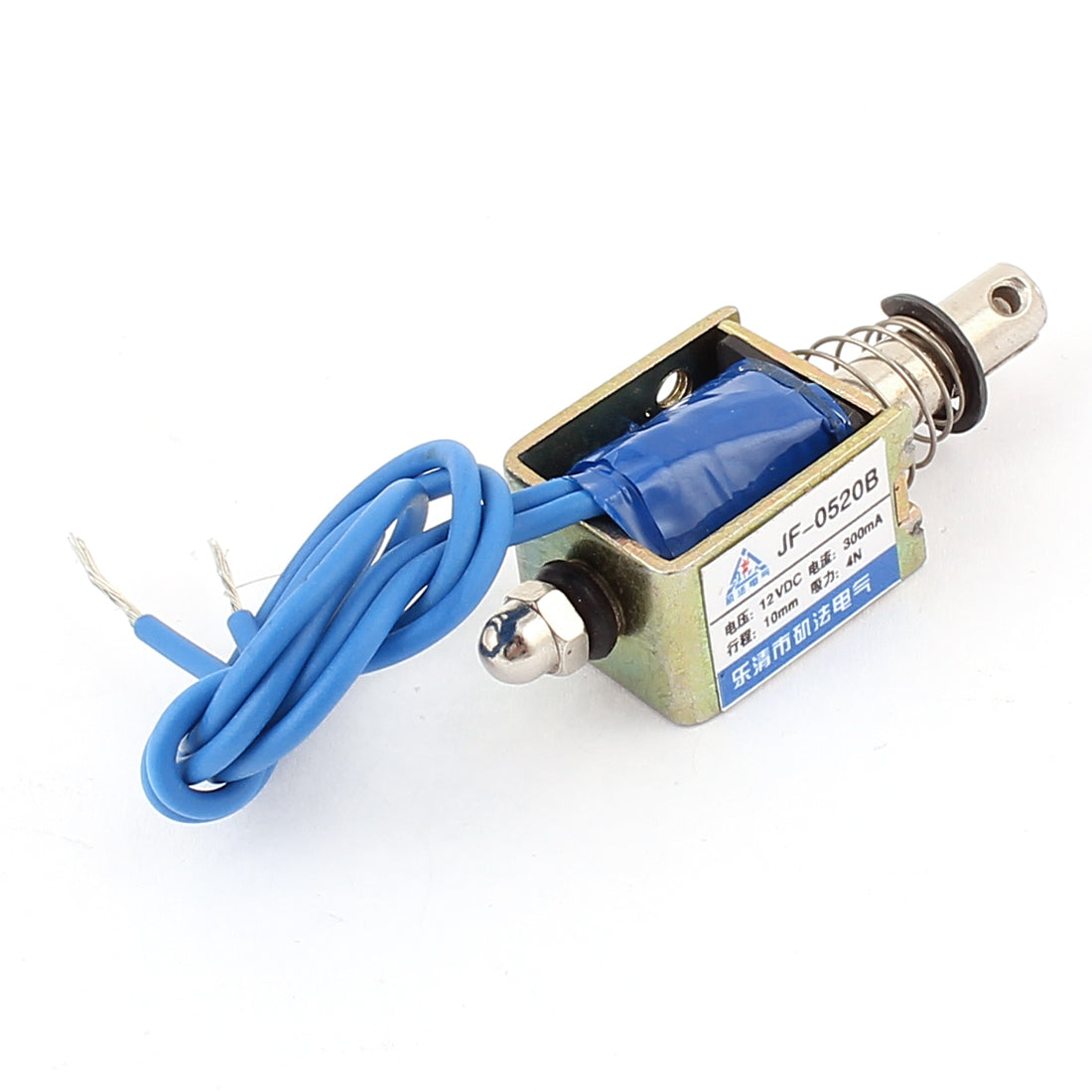 uxcell Uxcell DC 12V 300mA 4N Lifting Holding Force Pull Push Type Solenoid Electromagnet