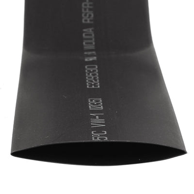 Harfington Uxcell 35mm Dia Black Heat Shrinkable Tube Shrink Tubing Sleeve Cable Wrap 1m Length