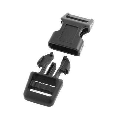Harfington Uxcell Luggage Backpack Plastic Band Side Quick Release Buckle 2 Pcs w Hook 2pcs