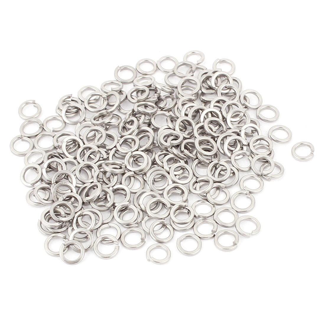 uxcell Uxcell Screw Bolt Stainless Steel M4 Split Lock Spring Washers Gasket 200pcs