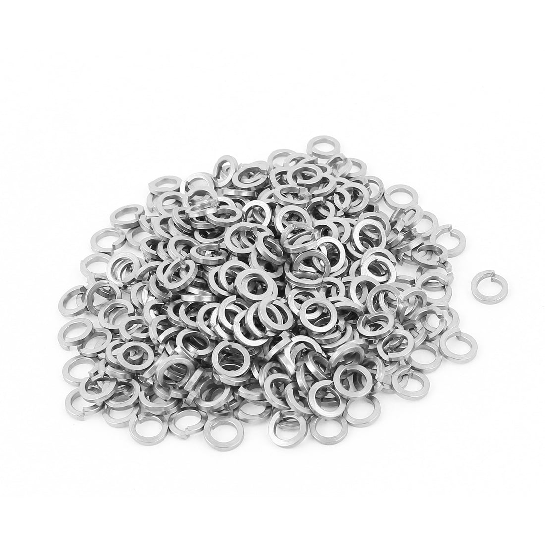 uxcell Uxcell Bolt Screws M5 5mm Stainless Steel Spring Washers Fastener 300pcs
