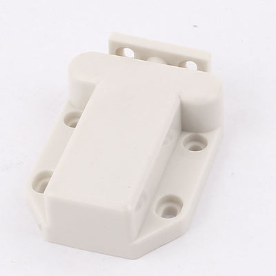Harfington Furniture Door Drawer Cabinet Push To Open Catch Touch Latch White