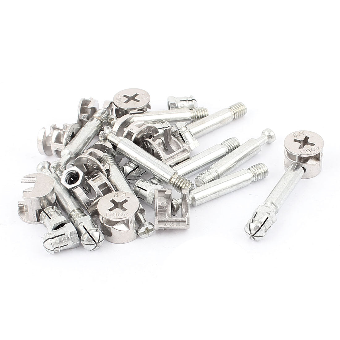 uxcell Uxcell Knock Down Furniture Cam Lock Fitting Dowel Assembly 11 Sets