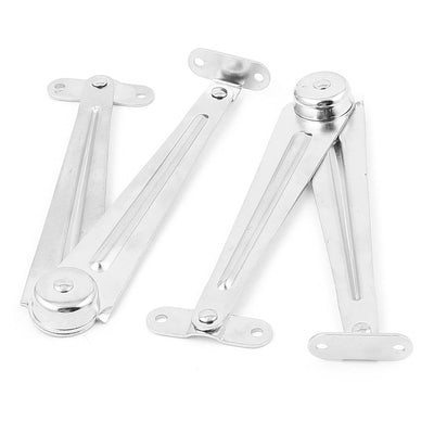 Harfington Uxcell 28cm Long Cupboard Furniture Door Metal Straight Lid Support Hinge Stay 26mm Mounting Hole Distance 2pcs