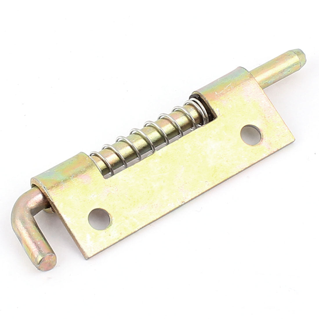 uxcell Uxcell Gate Door Metal Right Left Hand Spring Loaded Barrel Bolt Latch Bronze Tone 2Pcs