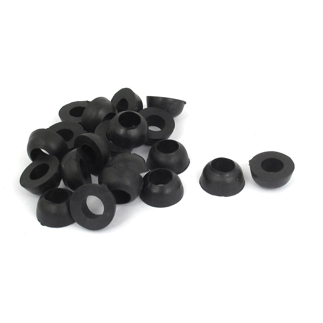 uxcell Uxcell 20 Pcs 18mm x 9mm Black Rubber O Ring Seal Sealing Washer Gasket Grommet