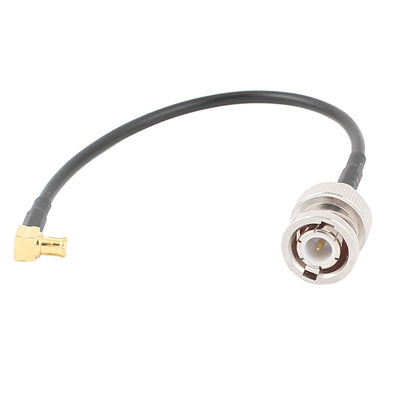Harfington Uxcell MCX-JW Male to BNC-J Female RG174 Coaxial Cable Pigtail 15cm